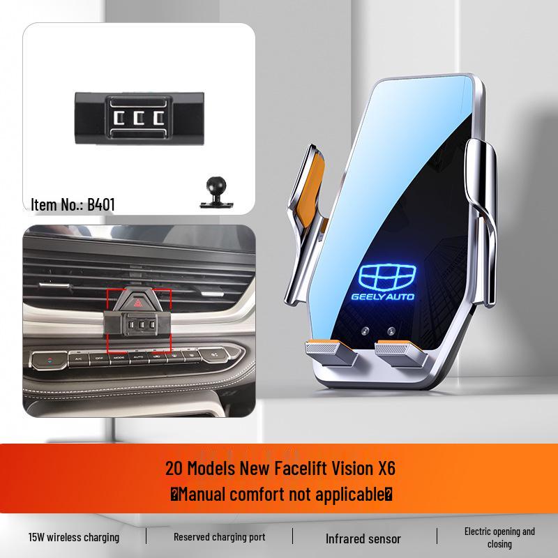 Car Phone Holder for Geely Boyue PRO, Vision S1/X3/X6, Emgrand GL/GS
