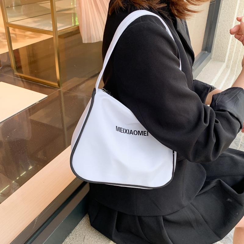 Nylonowe małe torby na ramię dla kobiet, casualowe, klasyczne, dzikie, damskie, torebki, proste, mini, kopertówki, damskie, torby pod pachami