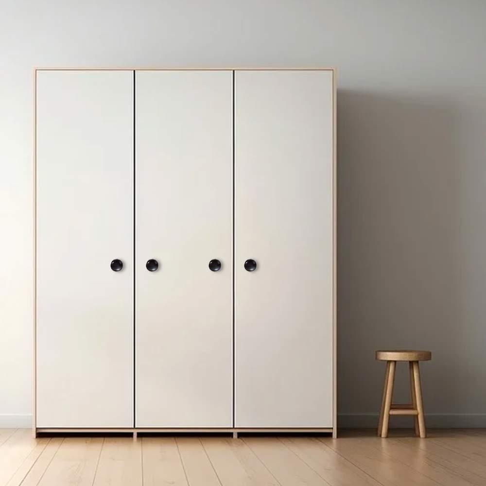 Polished Finish Circular Drawer Handles Rust-Resistant Drawer Pulls Handles  Wardrobe