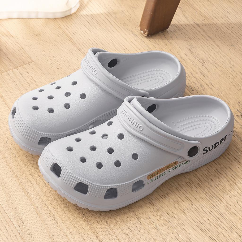 Platform Women Clogs Shoes Beach Garden Thick Bottom Sandals Fashion Comfortable Non-Slip Slippers Indoor Outdoor Men Hole Shoes