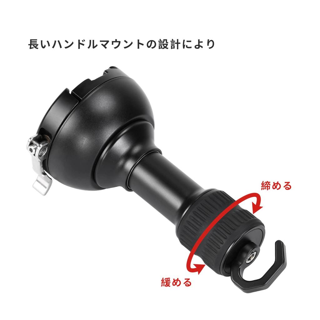 SWFOTO 75mm Leveling Half Ball Adapter for Bowl Tripods with Quick Release TA-75LC Clamp, Arca-Swiss