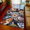 Demon Slayer Home Carpet Anime Floor Rug Soft Plush Feel Non Slip Bottom Mat for Bedroom Living Room Decor -QJY