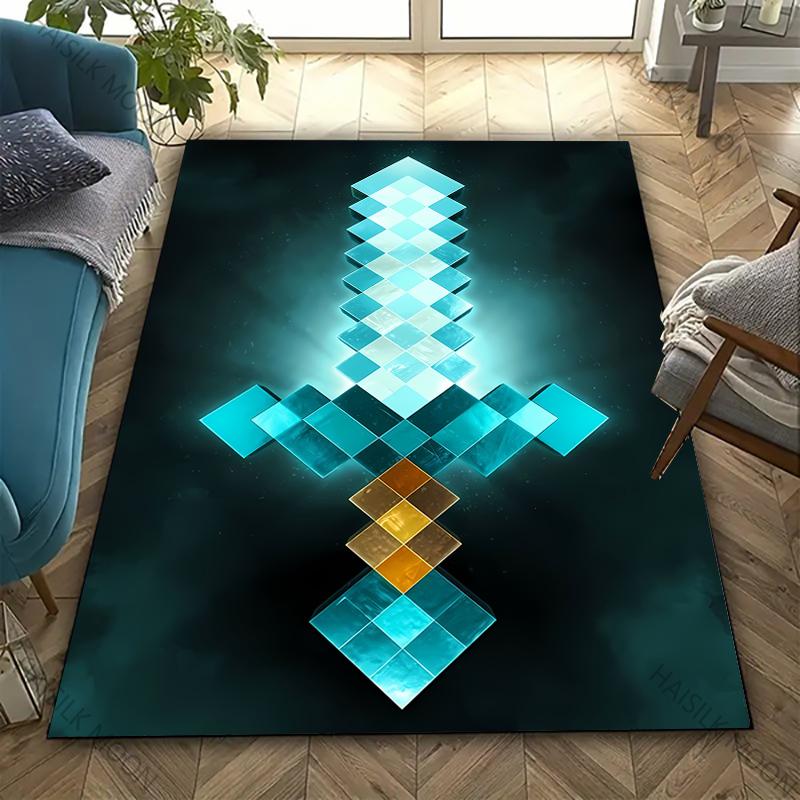 3D Pixelpatroon Thema Tapijten Vloerkleden voor Woonkamers Slaapkamer Entree Decoratie Matten, Speelmatten voor Kinderen Antislip Matten Levering Volgende Dag