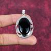Black Onyx 925 Solid Sterling Silver Pendant, Handmade Gemstone Pendant , Gift For Mom Antique Jewelry