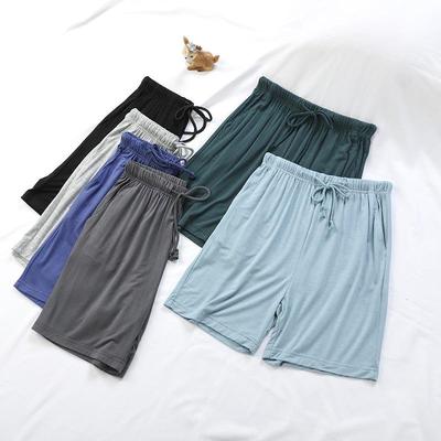 Pantalones cortos finos de verano de modal - Talla grande casual de cinco puntos para uso doméstico y exterior