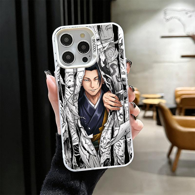Anime Geto Suguru JUJUSU Soft Phone Case for iPhone 15 16 17 Pro Max 17Air 16E 14 Plus 13 12 Mini Shockproof Cover Back Shell