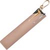 INS Waterproof PU Pen Pouch with Hook Portable Pencil Case Lychee Grain Pen Holder Students Gift