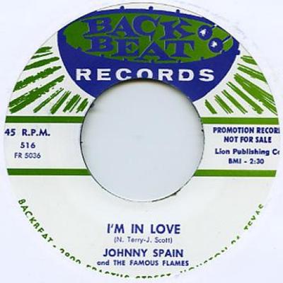 7inch Record LORIN DEAN / JOHNNY SPAIN & THE FAM - Fi Fo Fum / I'm In Love BACKBEAT504 Back Beat 1959 UK Blues