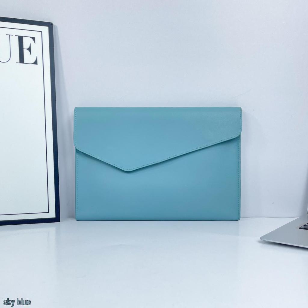 A4 Genuine Leather Cowhide Document Bag - Large Capacity, Magnetic Buckle, Retro Handheld Briefcase for Casual Business.