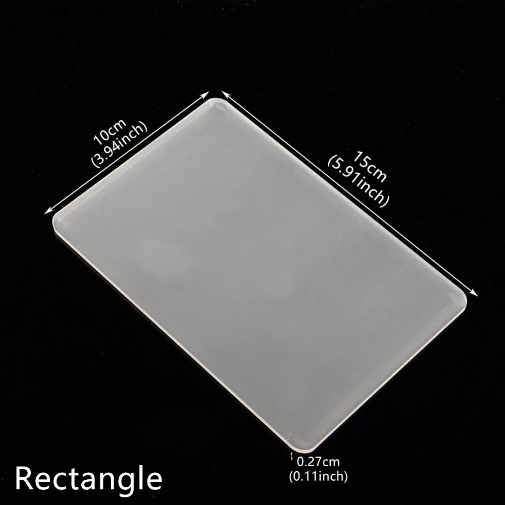 New Clear Clay Press Acrylic Sheet Handmade DIY Clay Roller Clay Pressing Board Rubbing Plate Pottery Machine