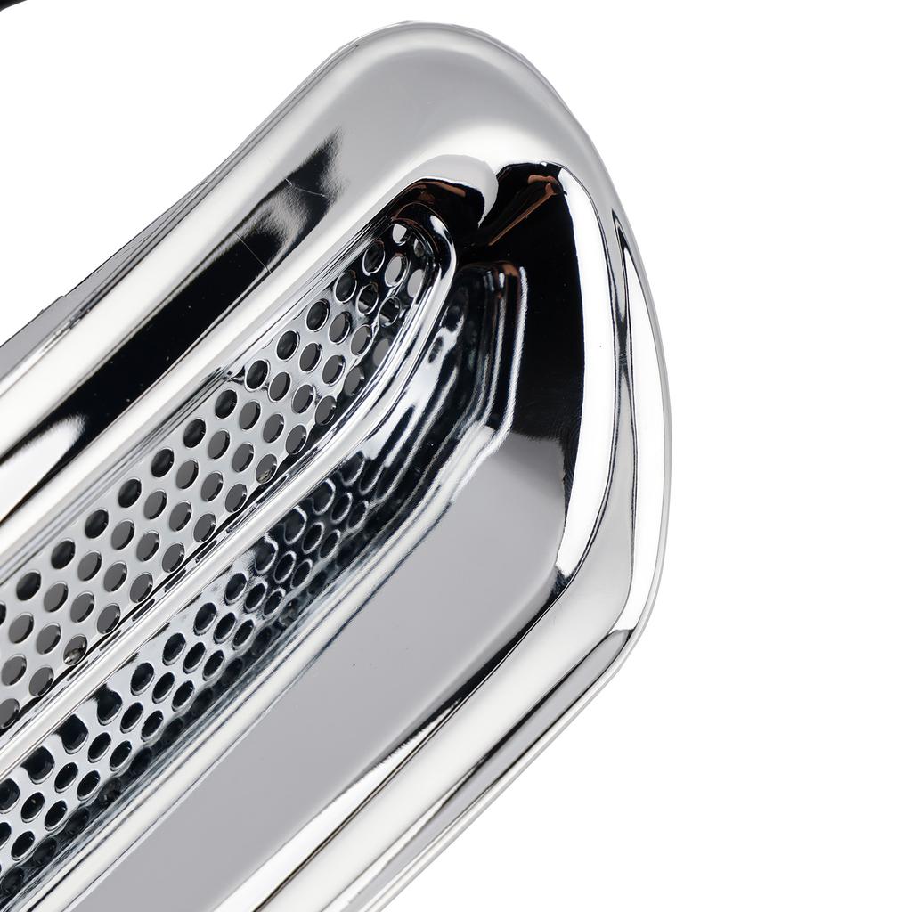 Front Fairing Air Vent LED Light For Touring Street Glide 2014-2024 Chrome