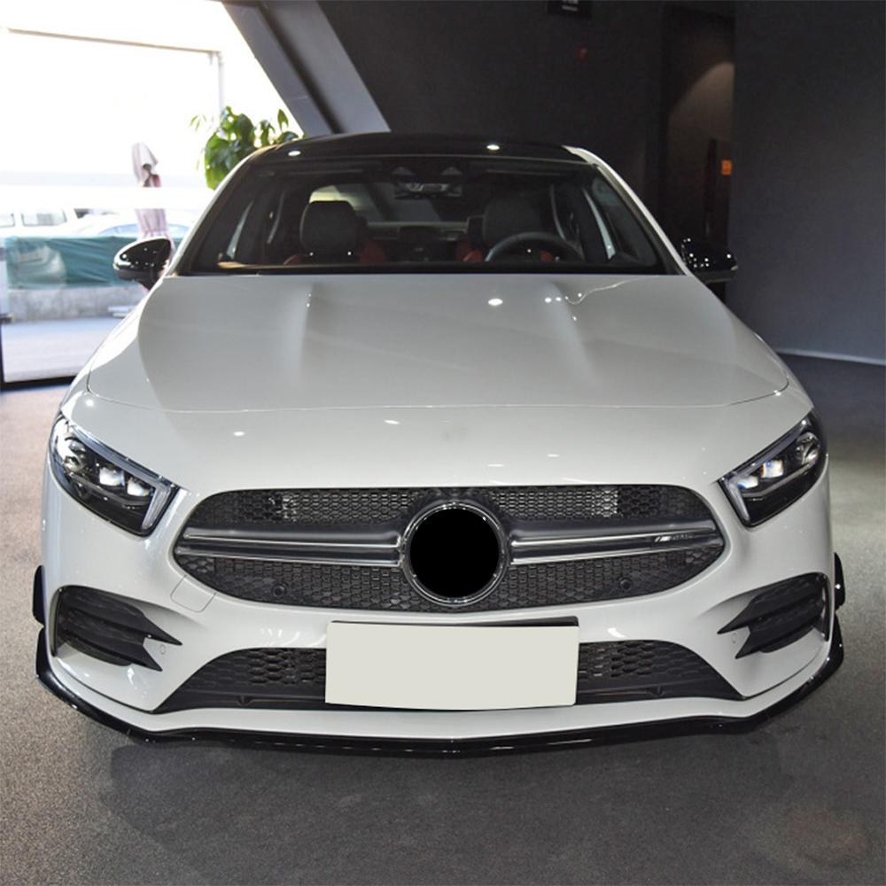 Voor Mercedes Benz A Klasse W177 A180 A200 A220 A35 AMG 2018+ Voorbumper Lip Spoiler Splitters Canards Vents