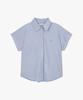 Hillioteu Minimal Half Shirt_Sky Blue