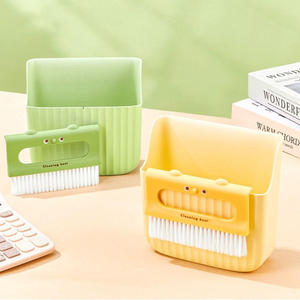 

Бытовая щетка для чистки рабочего стола, мини-щетка для чистки стола, новый мини-совок для мусора, набор веников, детская подметальная машина