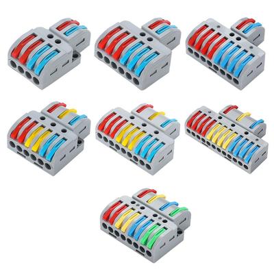 Universal Compact Quick Terminal Block Mini Fast Connector Push-in Terminal Blocks Electrical