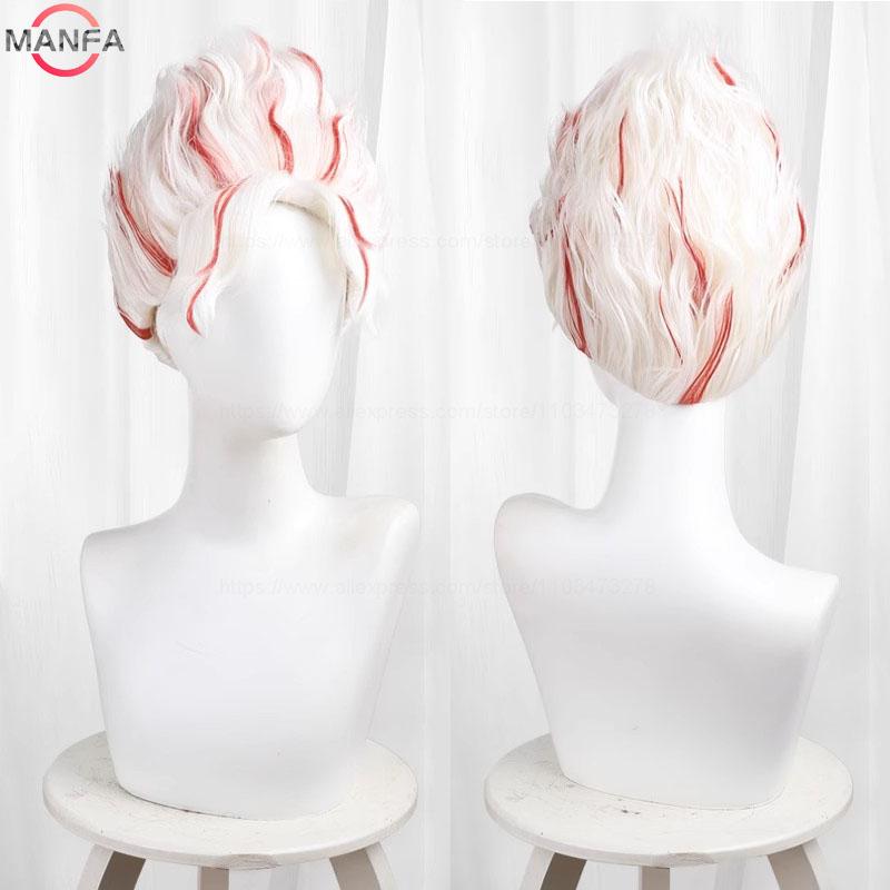 High Quality Momo Ayase Ekalun  Cosplay Wig Anime Dandadan Cosplay Short Brown Heat Resistant  Hair Anime Cosplay Wigs + Wig Cap
