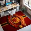 Manchester United F.C Pattern Rug, Indoor/Outdoor Mat, for Picnic, Gameroom, Bedroom, Office, Living Room, Home Decor Carpet, Birthday Gift