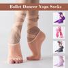 Quality Ankle Thin Knitted Long Sexy Ballet Dancer Yoga 5 Toe Crew Anti-Slip Breathable Eco-Friendly 100% Cotton Autumn Socks