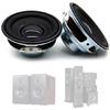 4ohm 5W Bass Loudspeaker Compact 52mm Internal Magnetic Speaker Metal for DIY