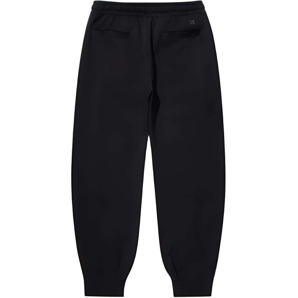 Li Ning X Jackie Chan Kolaborace Kung Fu Série Manžetové Volné Střední Pas Jednobarevné Šněrovací Ležérní Kalhoty Unisex kalhoty Černé AKLUA09-2