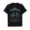 Fahrrad Radfahren Unterschätze Niemals Einen Alten Mann Auf Einem Fahrrad Papa T-Shirt Vintage Mode Stilvolle Designer Kleidung Streetwear