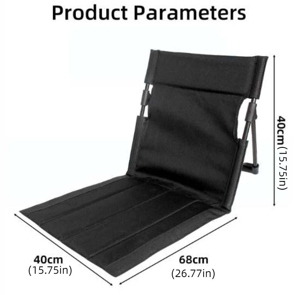 Aluminum Zinc Zinc Alloy Frame Foldable Camping Chair Comfortable Sitting Single Lazy Chair  Outdoor Camping