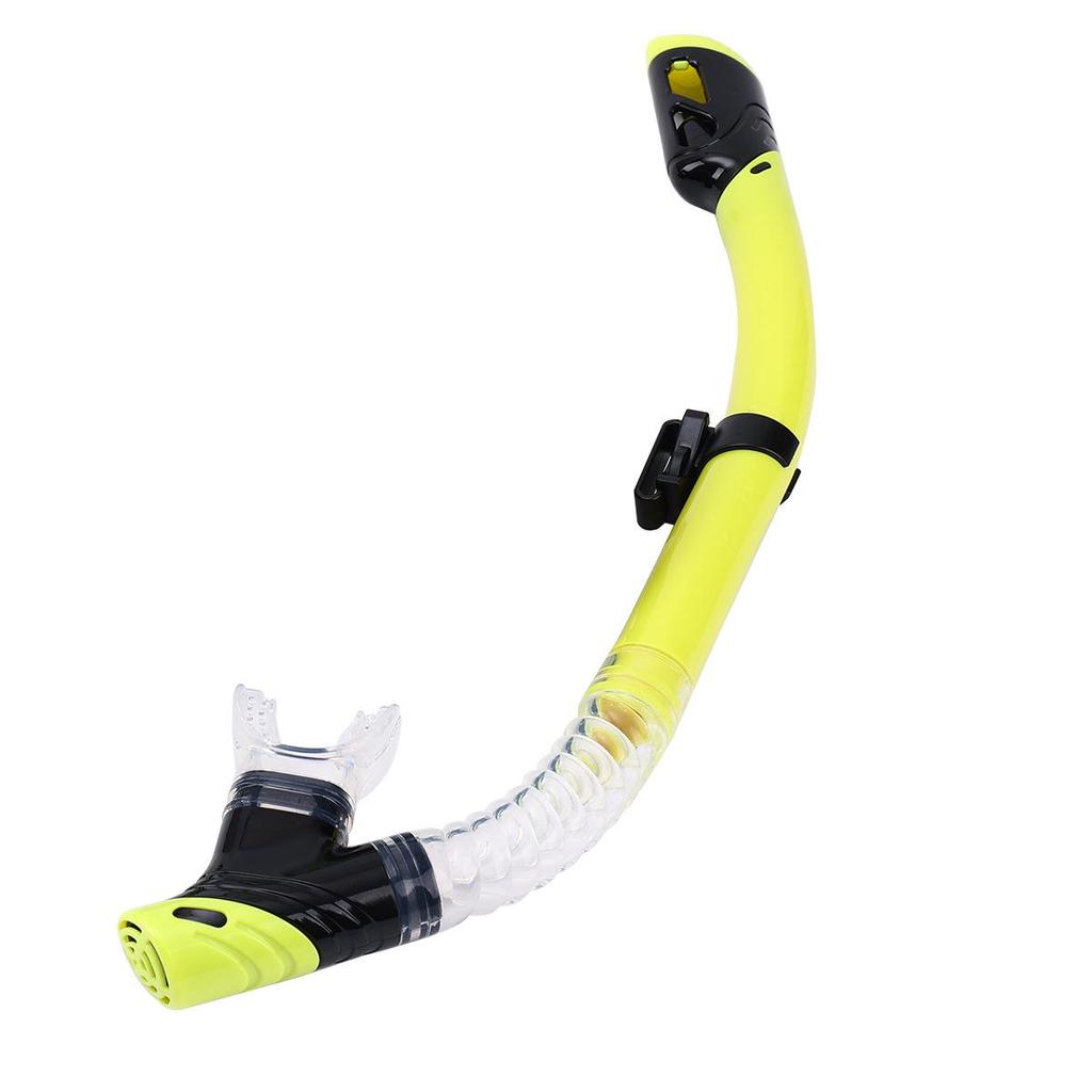 Maschera da Immersione in Silicone per Bambini e Adulti con Snorkel - Lente in Vetro Temperato HD, Montatura Grande