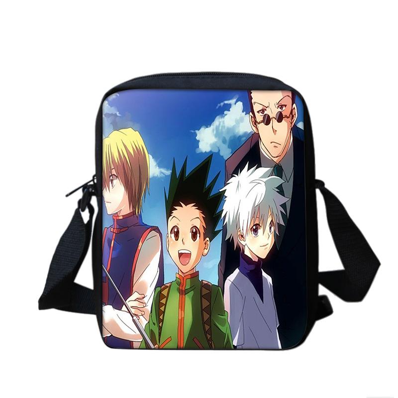 HUNTER × HUNTER Shoulder Bag Anime Print Kindergarten Primary School Boy&girls New Style Large Capacity Lightweight and Compact