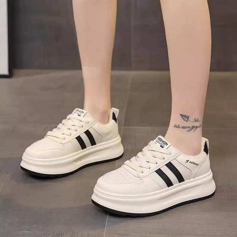 Little white shoes children's versatile board shoes spring and summer new thick-soled heightening breathable casual sports women's shoes