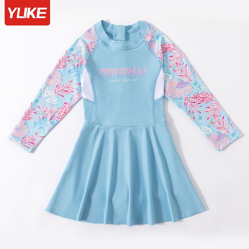 Kinder Badeanzug Ins Neues Mädchen Baby Einteiler Prinzessin Rock Badeanzug Mädchen Schnelltrocknend Sonnenschutz Badeanzug
