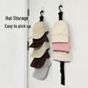 Wall-Mounted Hat Organizer: Multi-Clip Hanging Strip for Home, Wardrobe, Dorm, or Door-Back Baseball Cap Rack