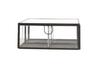 Westwing Dijk Box Metal Box Metal and Glass Box 17x17x7 Cm