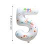 10 Birthday Number Balloons, 32 Inches High, Firmly Pressed Edges, Suitable for Party Decoration, Making Every Year Exciting