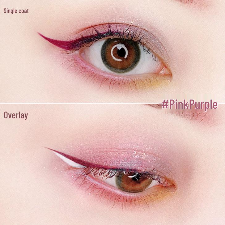 Influencer White Waterproof Ultra-Fine Eyeliner Pen - Long-lasting, Smudge-proof for Beginners and Women’s Color Makeup