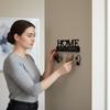 New Metal Key Holder Black Accessories Key Wall Hook with Screws Key Hanger Home Decoration