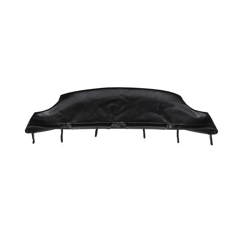 

For Fiat 500 2007-2025 Car Hood Sand and Stone Deflector Protection Cover Leather Exterior Modification Decorative Accessories