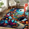 1pc Halloween Witch Night Print, Design Indoor Area Rug, Soft, Anti-Slip, and Durable Gaming Room Decor for Bedroom, Living Room, and Exerci