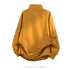Men's Casual Stand Collar Windbreaker - Lightweight Zip-Up Jacket with Side Zipper Pockets for Daily Wear