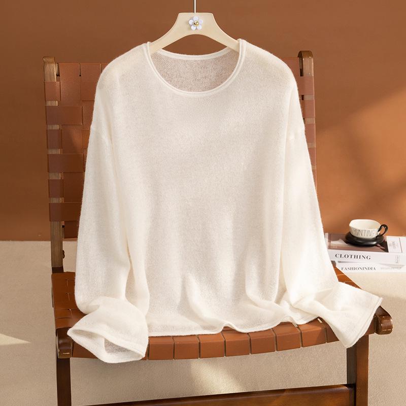2025 Puyuan Autumn Silk Cashmere Crew