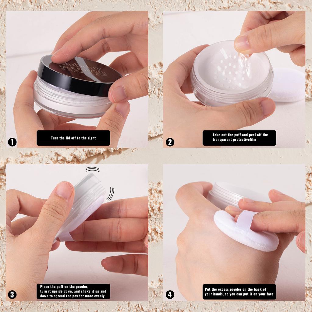 Matte Concealer Grooming Powder Facial Sweatproof No Makeup Control Oil Setting Loose Powder