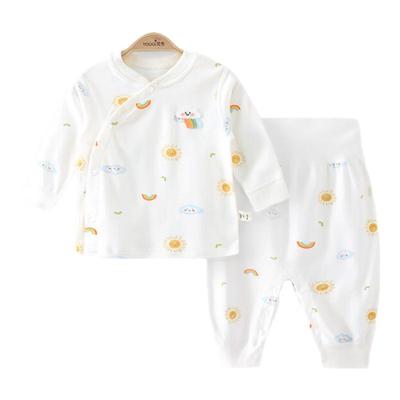 Youqi Baby 2024 Pure Cotton Open Crotch Thermal Underwear Set