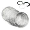 100pcs 55mm Diameter Memory Steel Wire Metal Material Spiral Jewelry Wire  DIY Jewelry Making