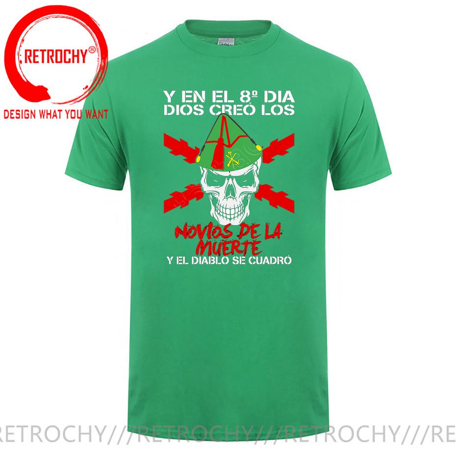Spain Legion Novios De La Muerte T Shirt Unisex Funny Design Cotton Tshirt Fashion Clothing Harajuku Tshirt Black Tops Tees Shirt