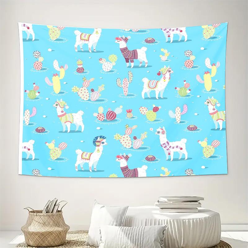 Bohemian Tapestry Wall Hanging Desert Cactus Plants Aesthetic Room Decor Hippie Wall Art Southwestern Home Decor Festival Backdr