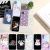 AQ25 Cartoon Unicorn Transparent Phone Case for Motorola Moto G40 G04 G05 One Ace Action  Fusion + Plus Hyper Macro Vision Zoom
