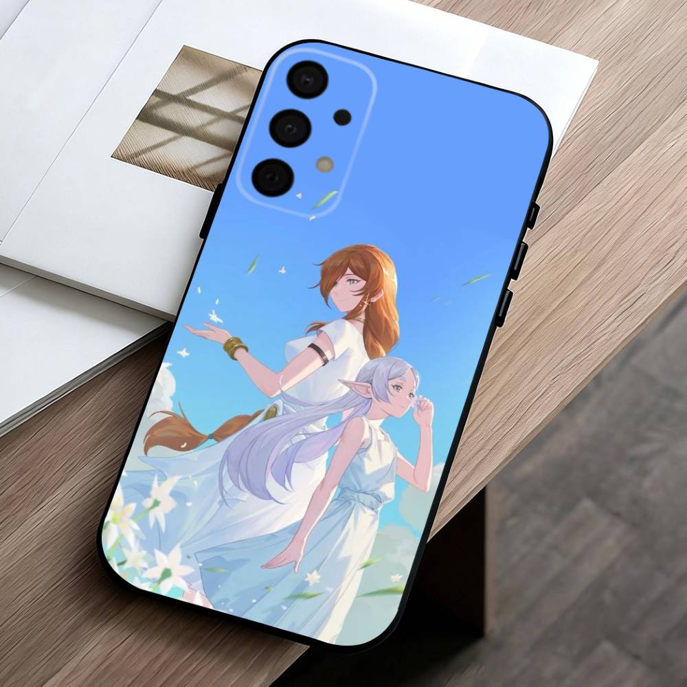 Manga Frieren Beyond Journeys End phone Case For Samsung Galaxy A73,A72,A71,A70,A53,A52,A51,Others Soft Black Shell