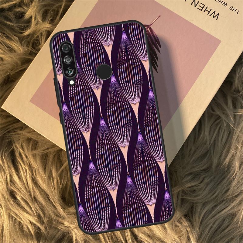 

African Style Fabric Print Case For Huawei Honor X9a X7 X8 X9 50 70 P20 P30 P40 Lite Mate 50 P50 Pro Nova 5T P Smart Huawei Nova 5T