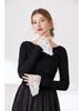 Lace Mesh Embroidered Double-Layer Sleeves with Cuffs 