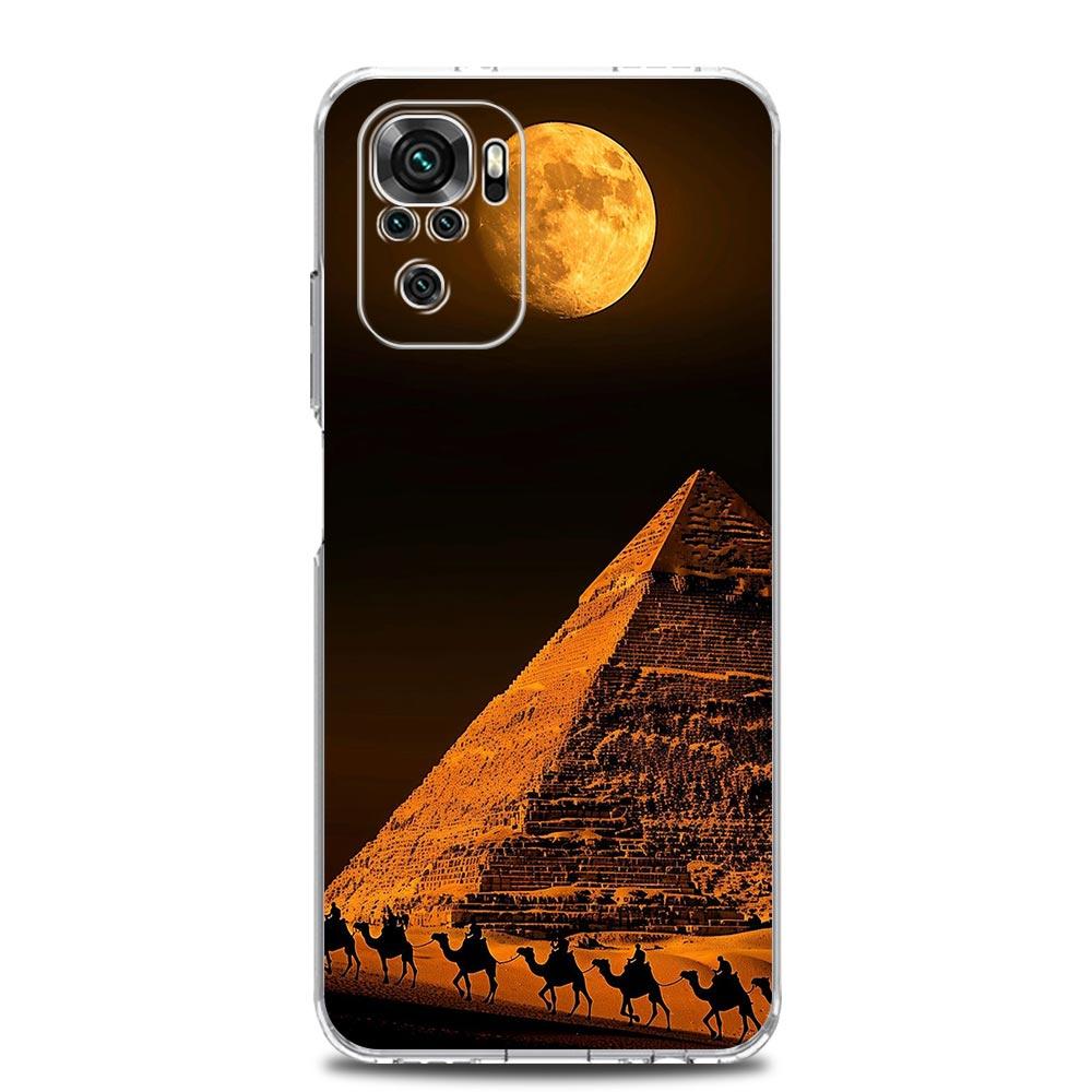 Phone Case For Xiaomi Redmi Note 15 14 13 12 4G 10 11 Pro Plus 5G 14C 13C 12C 10C Cover Ancient Egypt Egyptian God Pyramid
