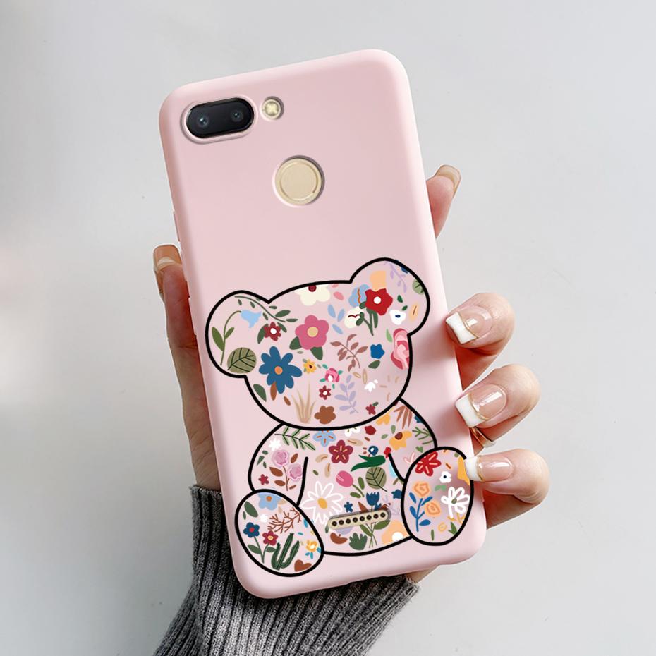 For Xiaomi Redmi 6 Case Redmi 6A Cute Cartoon Frog Back Cover Silicone Soft Phone Case For Xiaomi Redmi 6 6A Redmi6 Coque Bumper